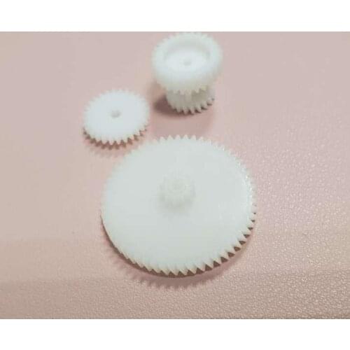 3pcs plastic gear for Philips D8623 FC144 D8734 Grundig RR3000 stereo cassette deck audio player