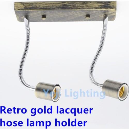 Rectangular ceiling rose ceiling canopy Universal hose spotlights E26 E27 lamp holder for chandeliers led wall lamp mirror lamp