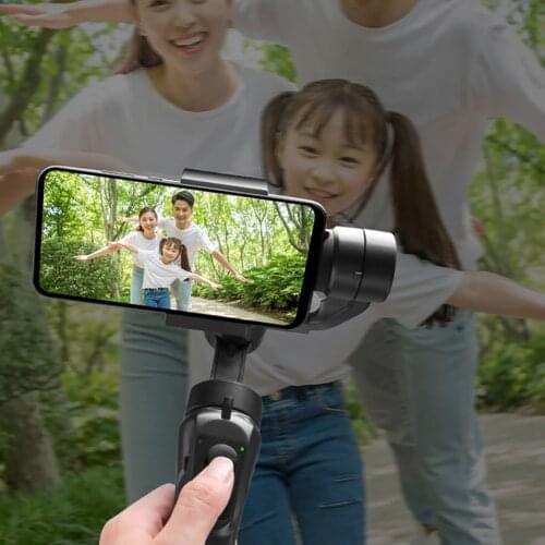 Handheld 3-Axis Gimbal Stabilizer Compatible With All Brands Of Smartphones for Vlog Youtuber Live Video Record with Spo