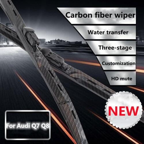 For Audi Q7 Q8 special upgrade modification carbon fiber wiper decorative accessories