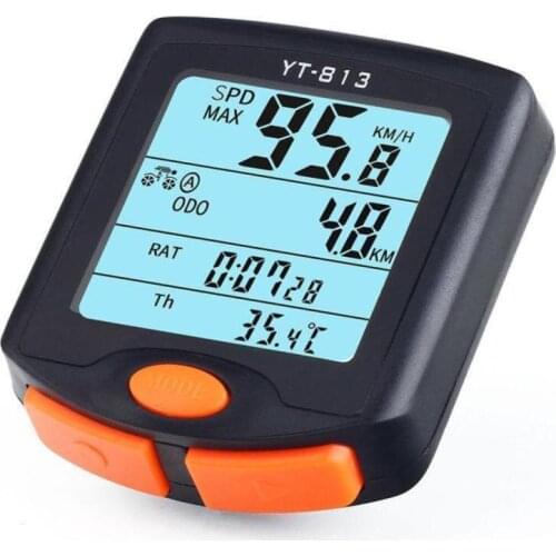 Speedometer and Odometer Waterproof wireless code table bicycle cable code table bicycle computer calculation full screen