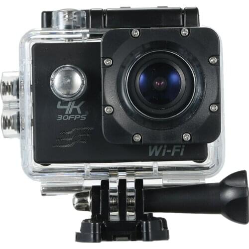Action Camera 4K 16M WiFi Sports Camera 170 Wide Angle Waterproof Sports Camcorder with 2 LCD Rechargeable Mini Cam