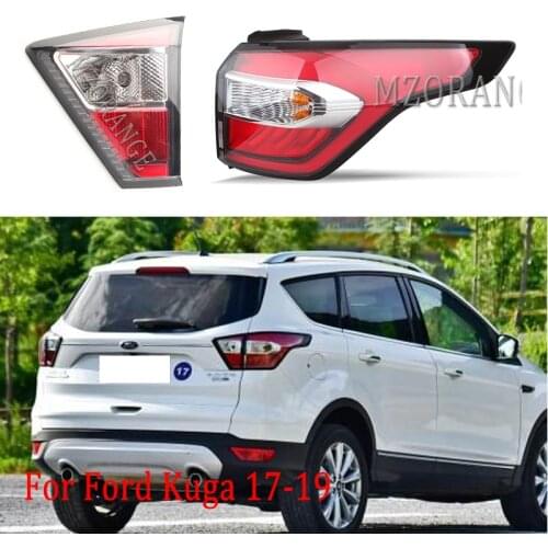 MZORANGE 1 PCS Tail Light For Ford Kuga 2017-2019 New Focus Sedan Tail Light Rear Lamp Left and Right Rear Fog Lights