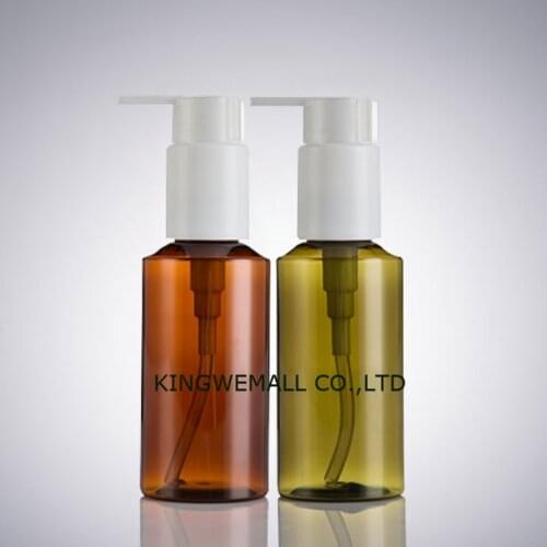 100ML 150ml Lotion Pump Bottle,Empty Plastic Shampoo Sub-bottling,Makeup Bottling,Brown Cosmetic Container,300pcs/lot