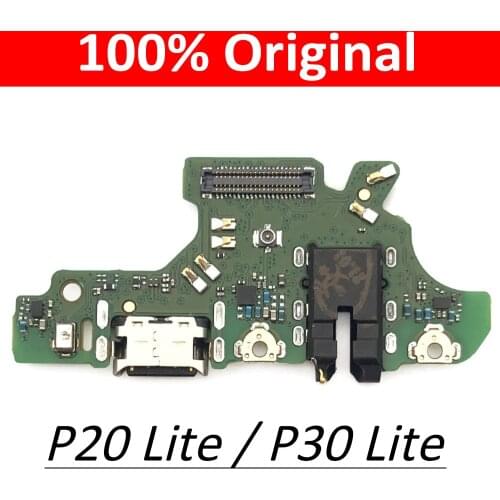 100% Original USB Connector Charger Charging Port For Huawei P20 Lite / P30 Lite Dock Charge Board Flex Cable