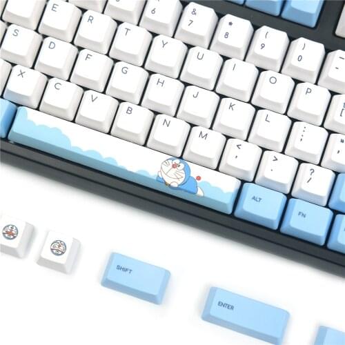 108 keys/set PBT Hot-sublimation keycaps Cartoon animation keycap OEM height Personality Mechanical keyboard cover Accessories