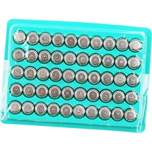 50x Button Cell 1.5V High-quality Silver Coin Cell for Mini Fans Remote Controls Toys