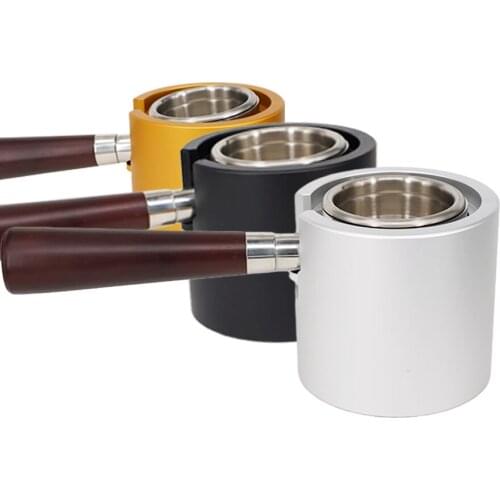 51/58mm Aluminum Alloy Adjustable Espresso Coffee Tamper Stand Filter Handle Holder Coffee Tamper Base Rack Coffee Machine Tool