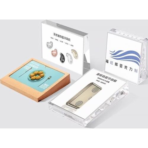 A5 Slant Back Acrylic Sign Holders Display Stand Table Top Paper Card Holder Photo Picture Frame