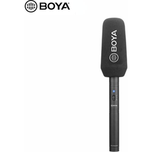 BOYA BY-PVM3000S Supercardioid shotgun microphone 3-pin XLR plug for video recording interview sports commentary DSLRs