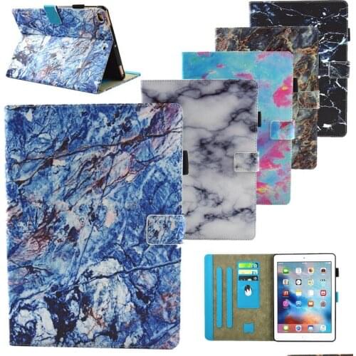For iPad Air 2 Air 1 Case 2018 9.7 Funda 2017 Marble pattern PU Leather Smart Cover Case for iPad 5th 6th generation Case Capa