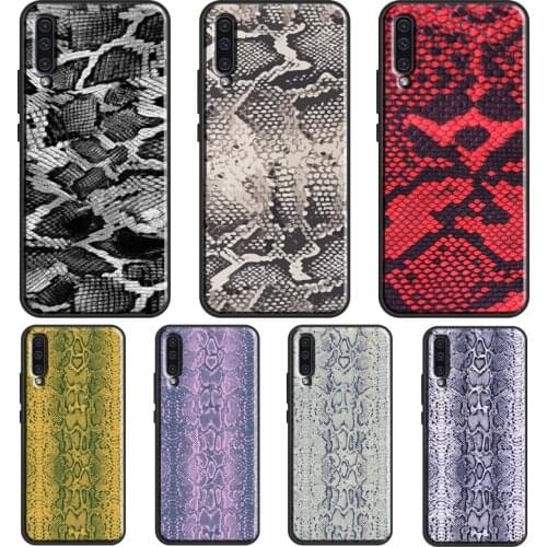 Cobra Python Snake Skin For Samsung A21S A20e A02S A20 A40 A50 A70 A12 A32 A42 A52 A72 A31 A41 A51 A71 Phone Case