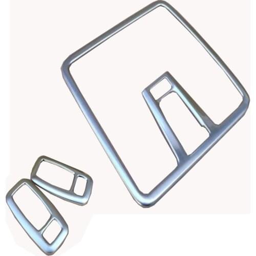 For Hyundai Creta ix25 reading light decoration cover front and Rear Chrome styling ABS Interior Mouldings Accessories