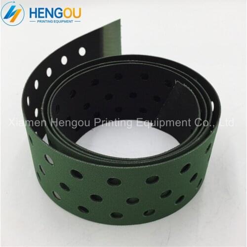 1 Piece free shipping Heidelberg Printing Parts SM74 Narrow-3 Hole feeder delivery belt M2.020.018 SM74 belt size 1256x55mm
