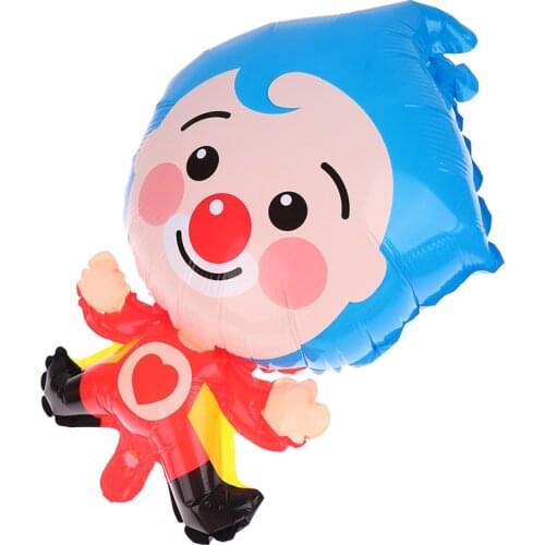 Cartoon Clown Foil Balloons Birthday Party Decoration Supplie Kids Toys Balloons