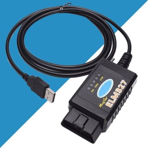 HS MS-CAN OBD2 OBD 2 ELM327 USB V1.5 Car Scanner Automotive Diagnostic Tools For Ford Mazda Lincoln FORScan ELM 327