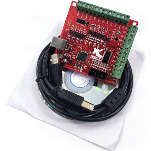 1pcs Breakout Board CNC USB MACH3 100Khz 4 Axis Interface Driver Motion Controller Driver Board