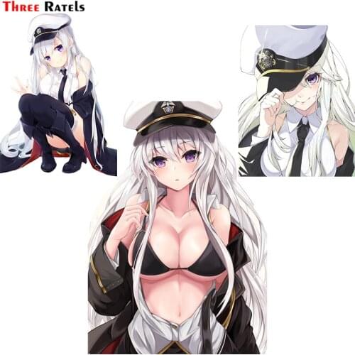 Three Ratels FC594 Azur Lane Enterprise Anime girl sticker film for cars motorcycle laptop