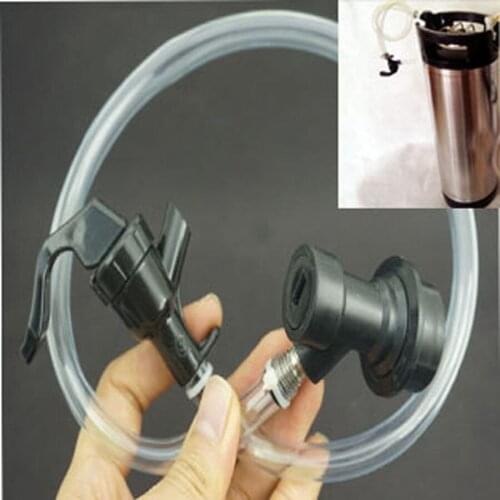 20" (50CM) beer line with Picnic Tap and ball lock Disconnect for Cornelius keg