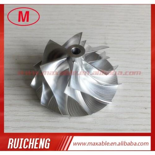 RHF5H 6+6 blades 43.26/56.00mm High performance turbo billet/milling/aluminum 2618 compressor wheel for VF38/VF40/VF54
