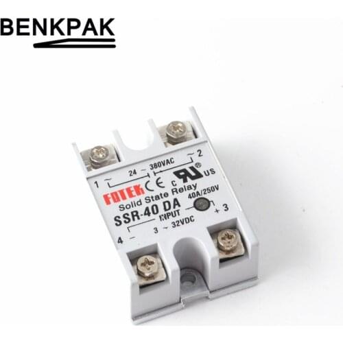 MANUFACTURER SSR-40DA solid state relay,40A single phase ssr FOTEK