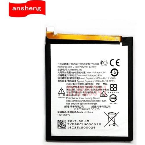 High Quality 3000mAh HE342 Battery For Nokia X6 2018 6.1 Plus TA 1099 X5 TA 1109 5.1 Plus Smartphone