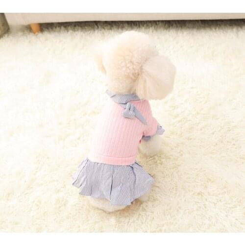 Pet Dresses Summer Dog Dress Cat Puppy Apparel Small Dog Clothes