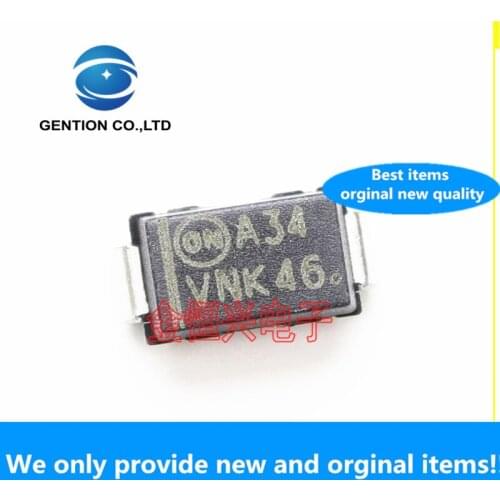10pcs 100% orginal new MBRA340T3/T3G MBRA340 silk screen A34 Schottky rectifier diode SMA
