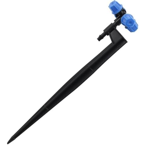 2 Sets Cross Mist Nozzle with Inserting pole Garden Lawn Automatic Sprinklers Irrigation System Agriculture mist cooling Sprinkl