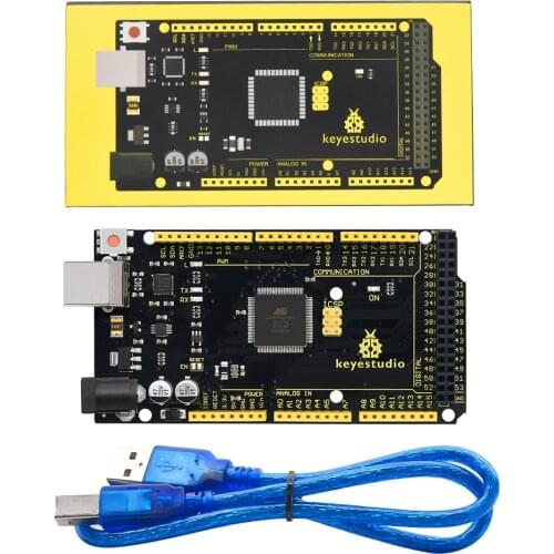 2020 NEW Keyestudio MEGA Development 2560 Board w/USB Serial Chip CP2102 +USB Cable Compatible For Arduino Mega 2560