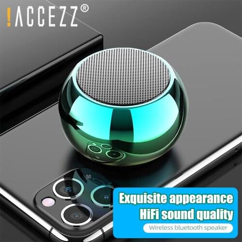 !ACCEZZ Portable Bluetooth Speaker Mini Wireless Loudspeaker HiFi 3D Stereo Bass Surround Column For Mobile Phone Laptop Speaker
