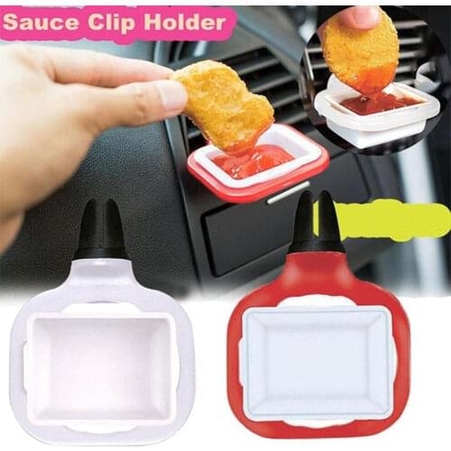 Car Tomato Sauce Cup Holder Mini Portable Dipping Sauce Cup Autocar Part Sauce Container Condiment Cup Holder