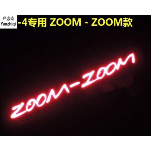 Free shipping Carbon Fiber Stickers And Decals High Mounted Stop Brake Lamp Light Car Styling for Mazda CX-4 CX-5