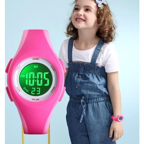 Brand SKMEI Children Watch 50M Waterproof Chronograph Stopwatch Sport Watches For Boy Fashion Girl Bracelet Kid Wristwatch Clock