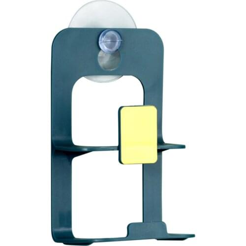 Suction Cup Double-layer Rack, Baffle No-drilling Hollow Strong Sucker Accessory