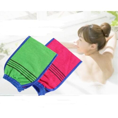 Double sided hammam scrub mitt magic peeling glove exfoliating tan removal mitt 200 PCS/LOT SN3623