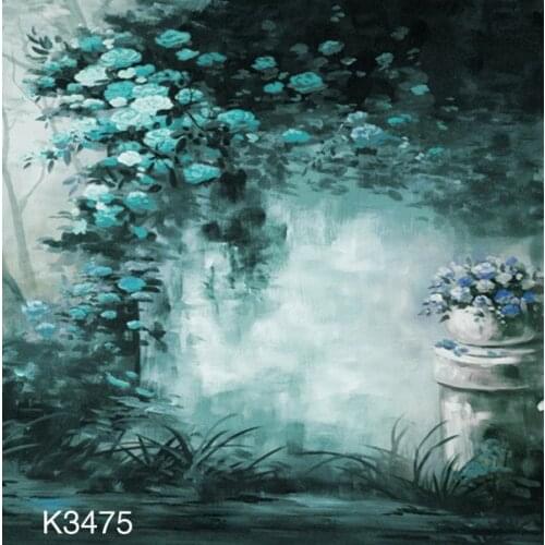 Mysterious scenic Backdrop K3475,10ft x20ft Hand Painted flower photo backdrop,fondo fotografico,wedding background photo studio