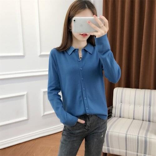 Женские трикотажные кардиганы GINOACER China At AliExpress