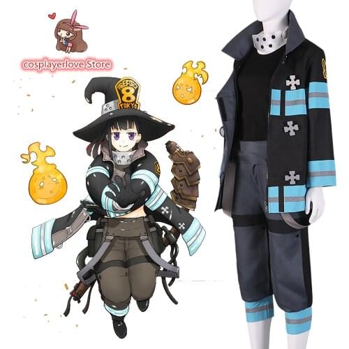 Fire Force Enen No Shouboutai /Enn Enn no Shouboutai Maki Ose Cosplay Custom Made costume Halloween Christmas Costume