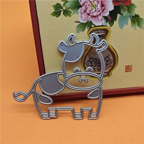 Cow Metal Cutting Dies for Scrapbooking Handmade Tools Mold Cut Stencil New 2021 DIY Card Make Mould Model Craft Decoration