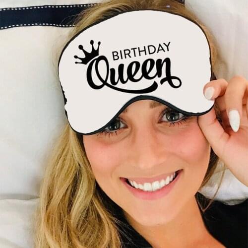 Birthday sash sleep mask 16th 17th 18th 19th 20th 21st 22nd 25th 30th 40th 50th 60th Party Decoration Supplies gift favor