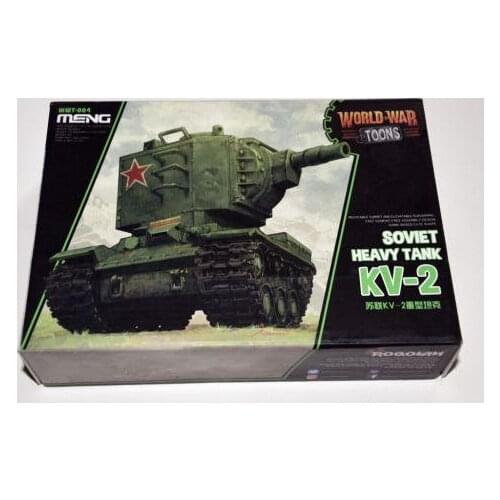 Meng Model WWT-004 Soviet KV-2 Heavy Tank (Q Edition) World War Toons Soviet