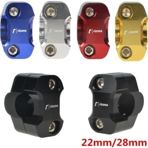 Motorcycle Accessories Aluminum Handlebar Mounts Riser Clamp Dirt Bike Handle Bar Mount Fat Bar Adapter 22mm / 28mm