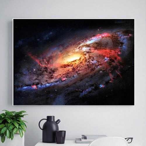 New Space Nebula Universe Clouds Galaxy Wall Pictures forLiving Room Modern Decoration Maison Star Canvas Painting Cuadros