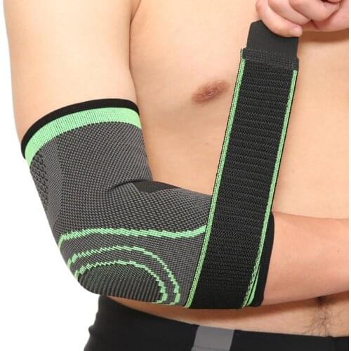 Support Elbow Brace Breathable Pressurized Bandage Elbow Outdoor Cushions for Sports Fitness Sport Elastic
