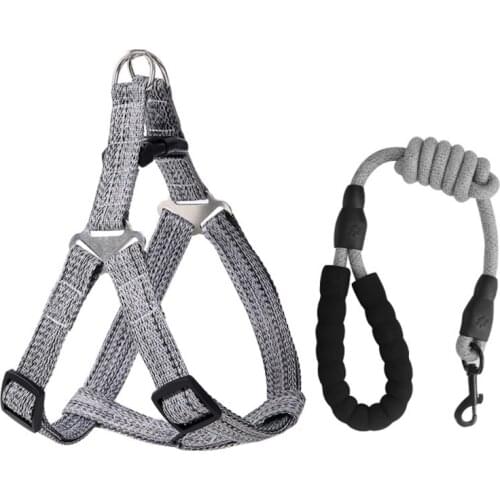 Dog Traction Adjustable Gentle Breathable Comfortable Control For Easy Dog Walking Cat Kitten Dog Halter Collar