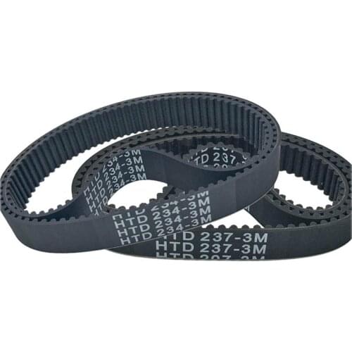 Customized Width Available Rubber Timing Belt HTD231-3M HTD234-3M HTD237-3M