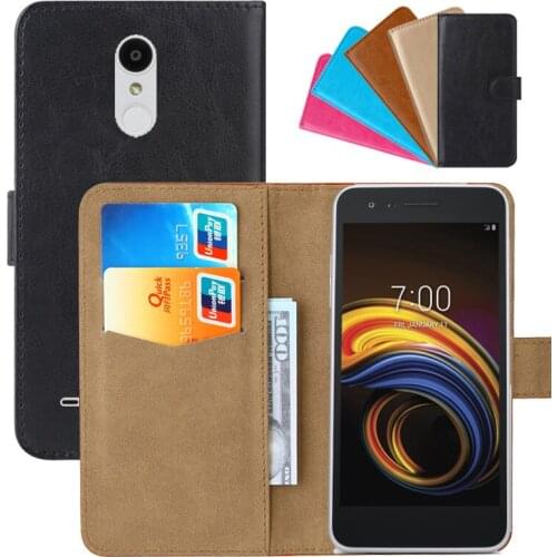 Luxury Wallet Case For LG K8S PU Leather Retro Flip Cover Magnetic Fashion Cases Strap