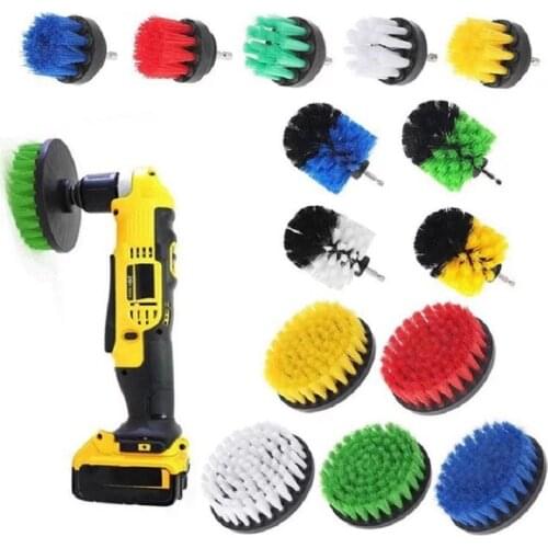 1Pcs 2-4 Inch Wheel Brush Car Washing Drill Brushes for Rims Wash Bathroom Tub Shower Floor Car Auto Cleaning Washing Tool