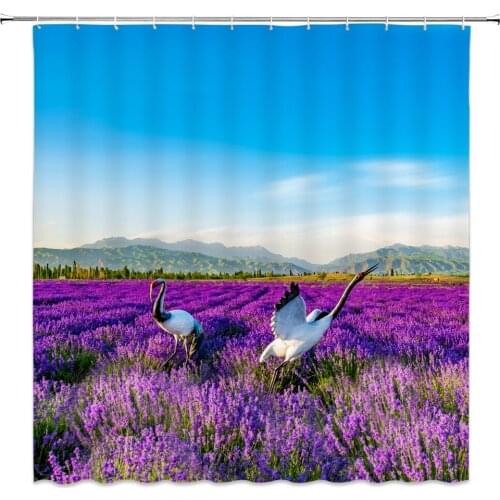 Waterproof Bath Shower Curtains 3d Flowers Printing Custain for Bathroom High Quality Polyester Bath Screen Home Decoration